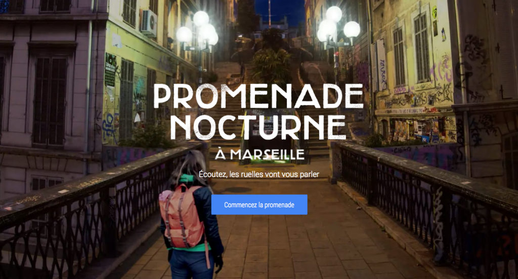 Promenade Nocturne à Marseille avec Google Maps