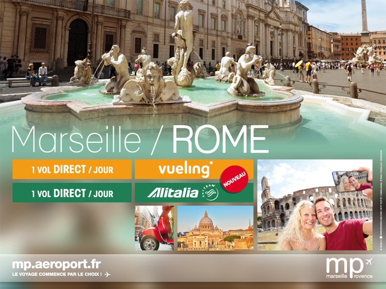 Campagne Aéroport Marseille Provence - Rome
